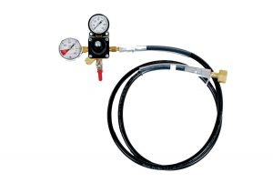 710-WH CO2 Regulator with Double Gauge and Check-Valve Air Cock - Mountable with High Pressure Hose