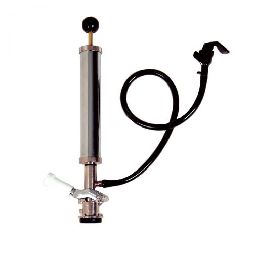 768-1 Lever Handle Picnic Pump with 8" Pump and White Handle - "D" System