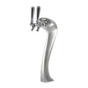 951G-2C Two Faucet Tower with Glycol Loop - Made with SS Screw in Shanks 
