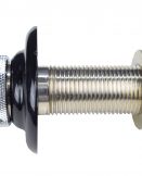 1333C-N3 Plated Shank with Black Plastic Flange - 3/16" Bore - 3" Long