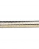 1340C-N3 Plated Shank with Black Plastic Flange - 3/16" Bore - 10" Long