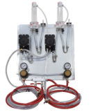 700-2TTR Two Product Panel Kit with FloJet Beer Pumps, TecFlo FOBS and Tap Rite Regulators - with Hose Kits
